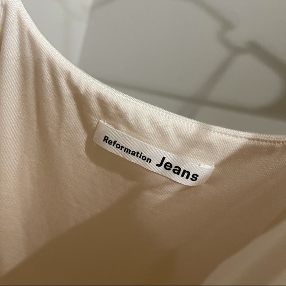 NWT Reformation Glenda Dress Cream S - Picture 4 of 4
